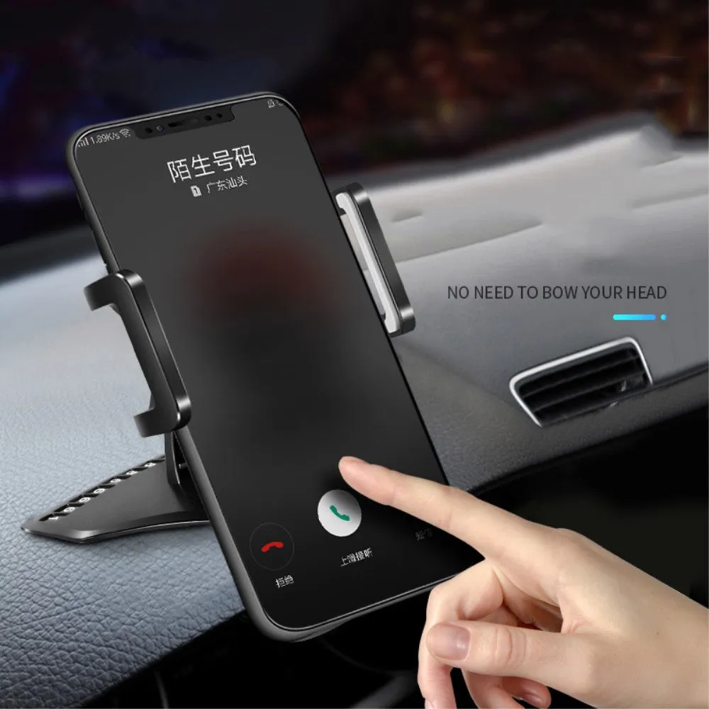 3 in 1 Car GPS Smartphone Holder: Dashboard / Visor Clamp   AC Grid Clip for Explay Infinity II - Black