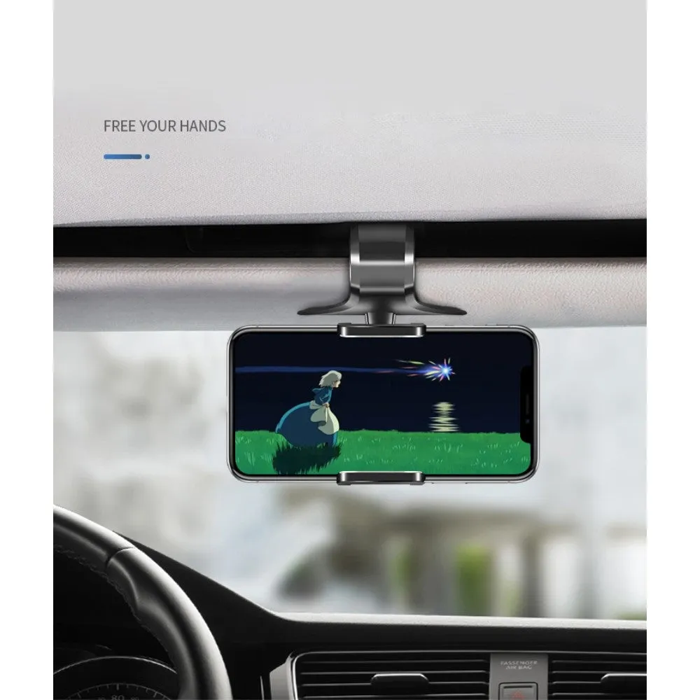 3 in 1 Car GPS Smartphone Holder: Dashboard / Visor Clamp   AC Grid Clip for Explay Infinity II - Black