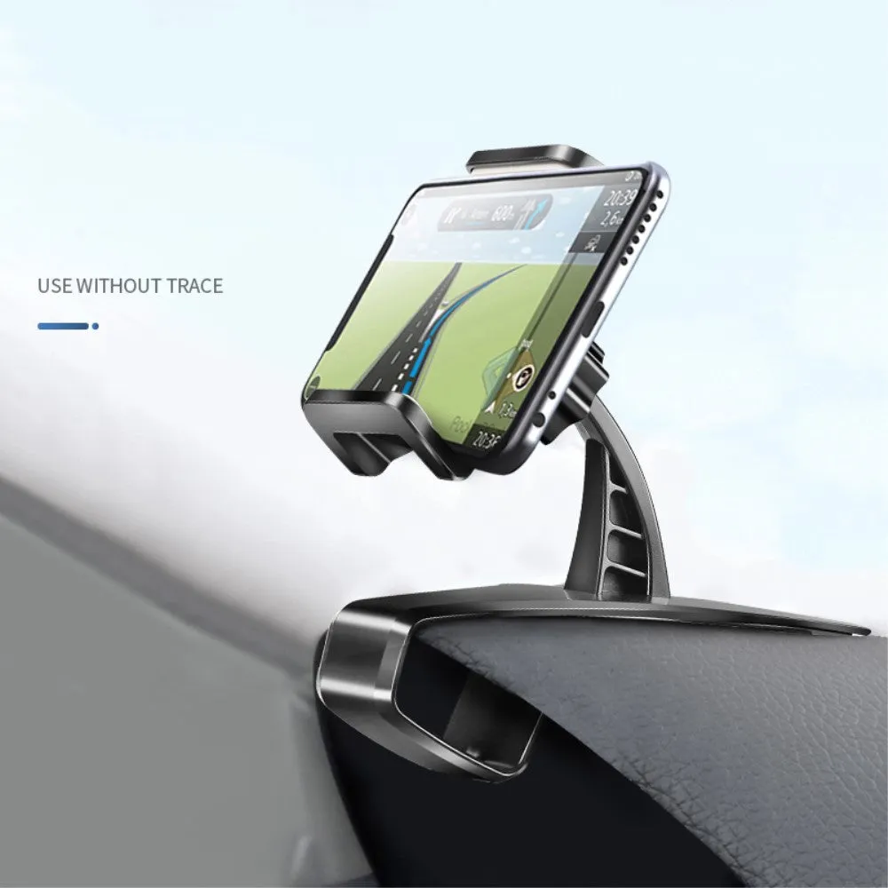 3 in 1 Car GPS Smartphone Holder: Dashboard / Visor Clamp   AC Grid Clip for Explay Infinity II - Black