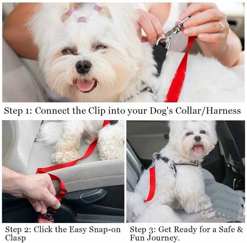 Adjustable Pet Car Safety Belts