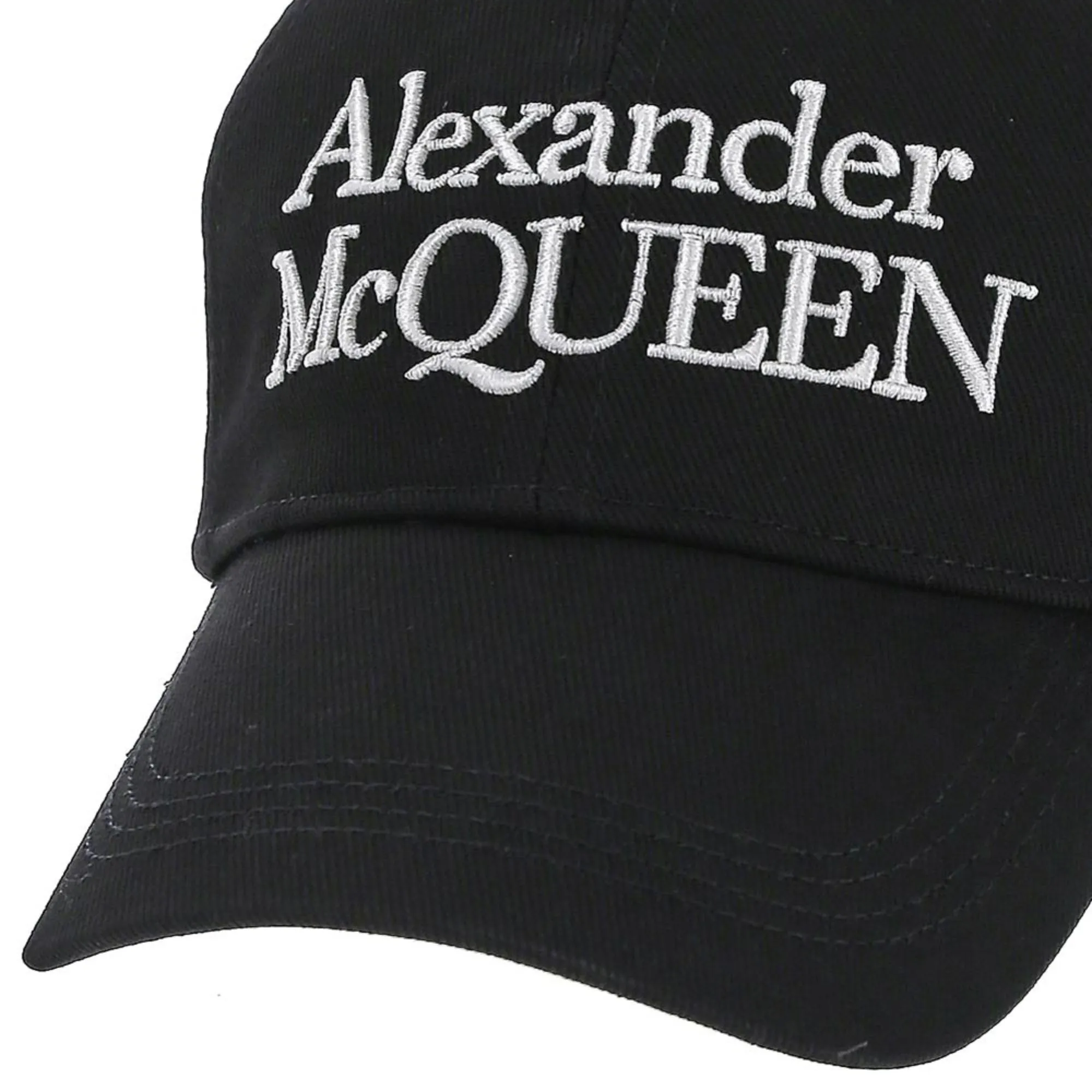ALEXANDER McQUEEN Cap BLACK/WHITE