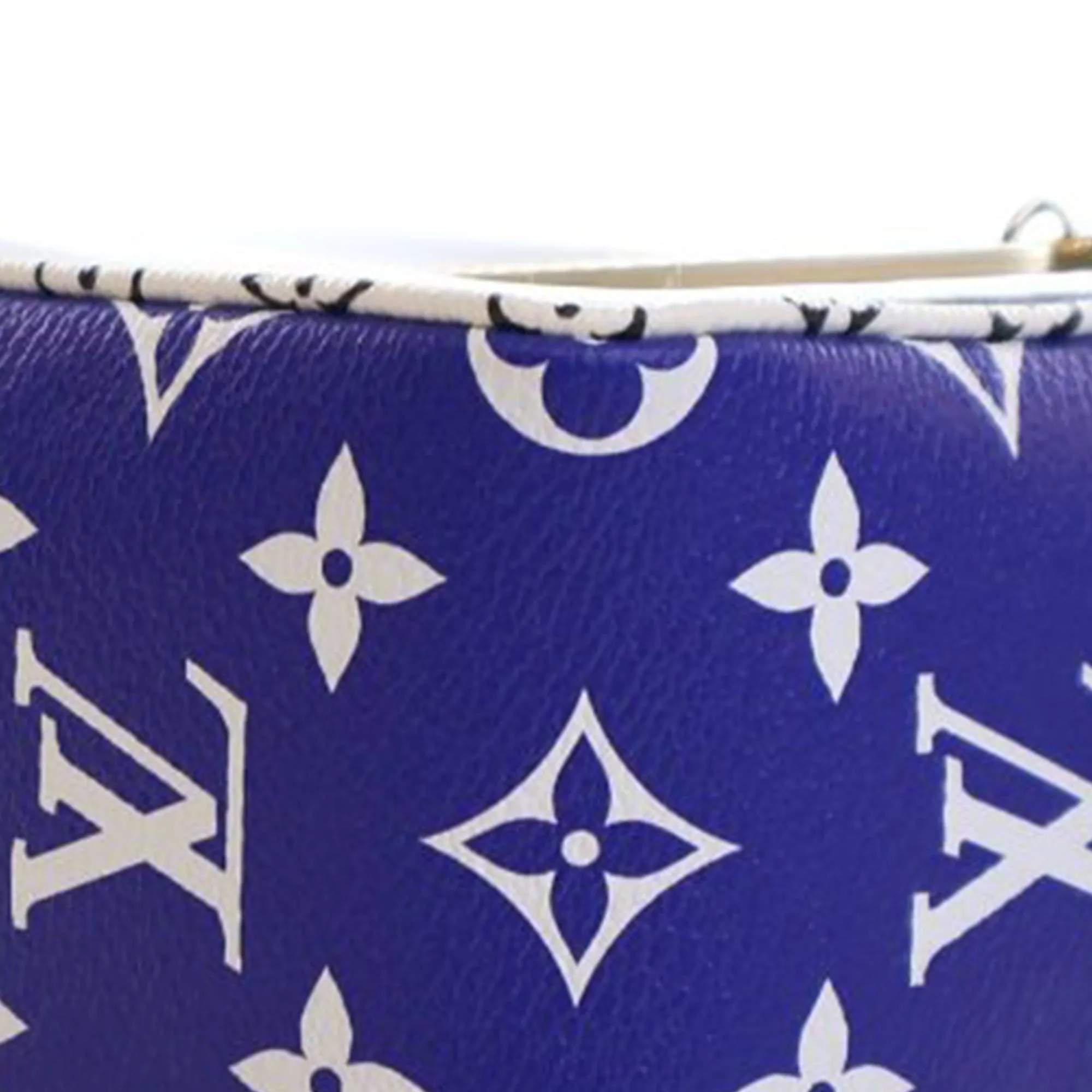 Blue Louis Vuitton Monogram Giant Beach Pouch Shoulder Bag