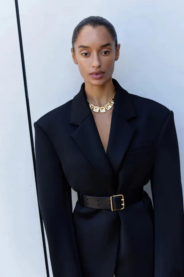 Camilla and Marc Kai Belt in Black and Gold