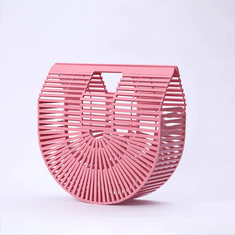 Colorful Bamboo Bags Semicircle-Showtown