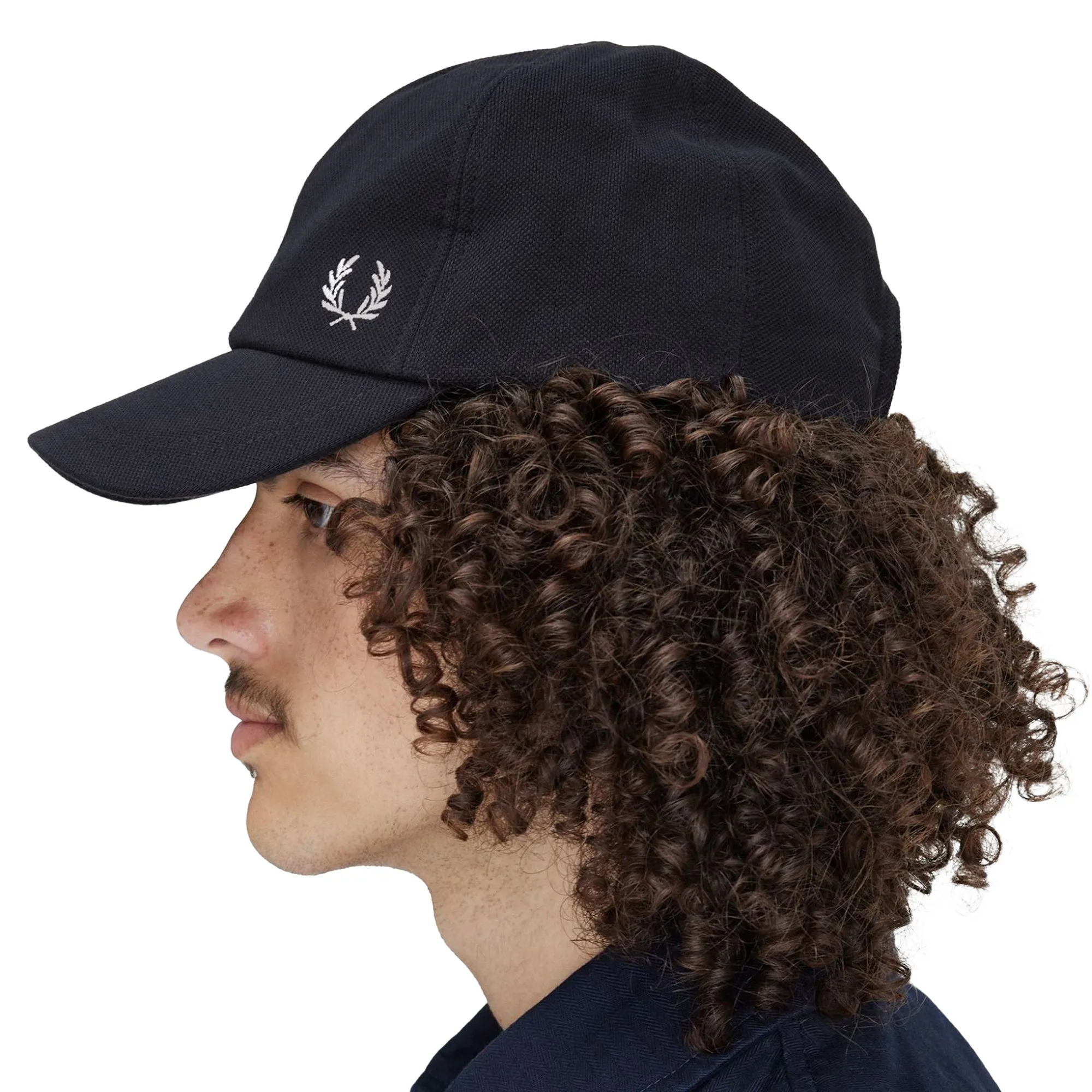 Fred Perry Classic Piqué Cap Navy/Snow White