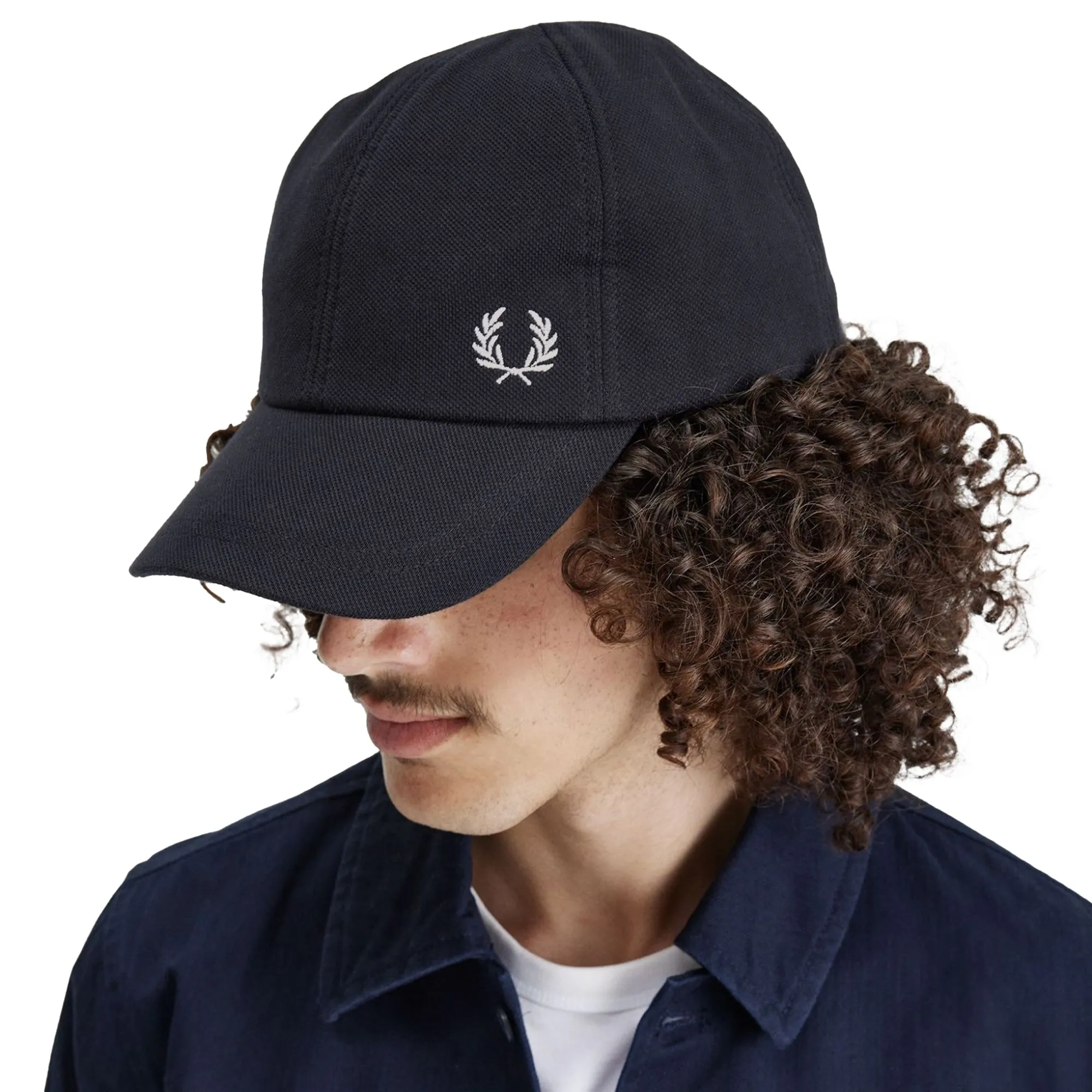 Fred Perry Classic Piqué Cap Navy/Snow White