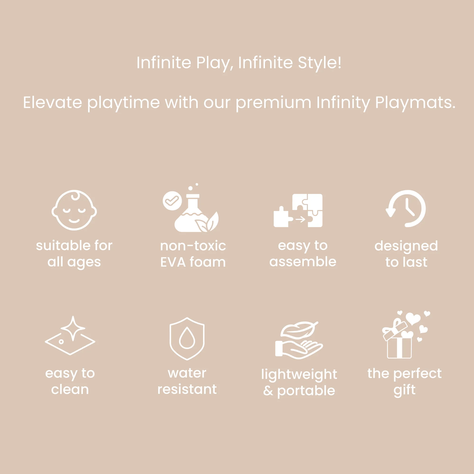 Infinity Baby Playmat - Oddity Mono