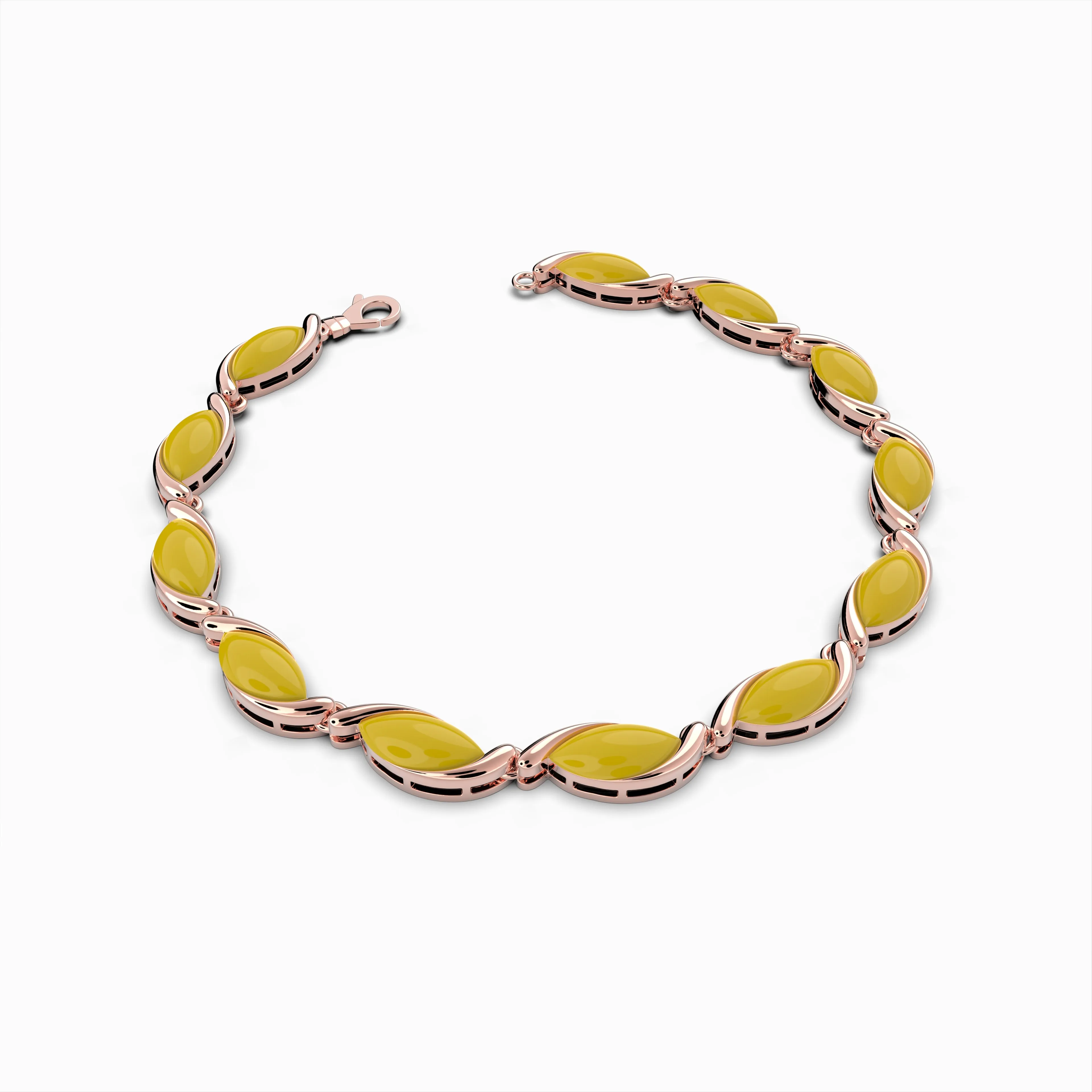 Natural Amber Bracelets - Leah