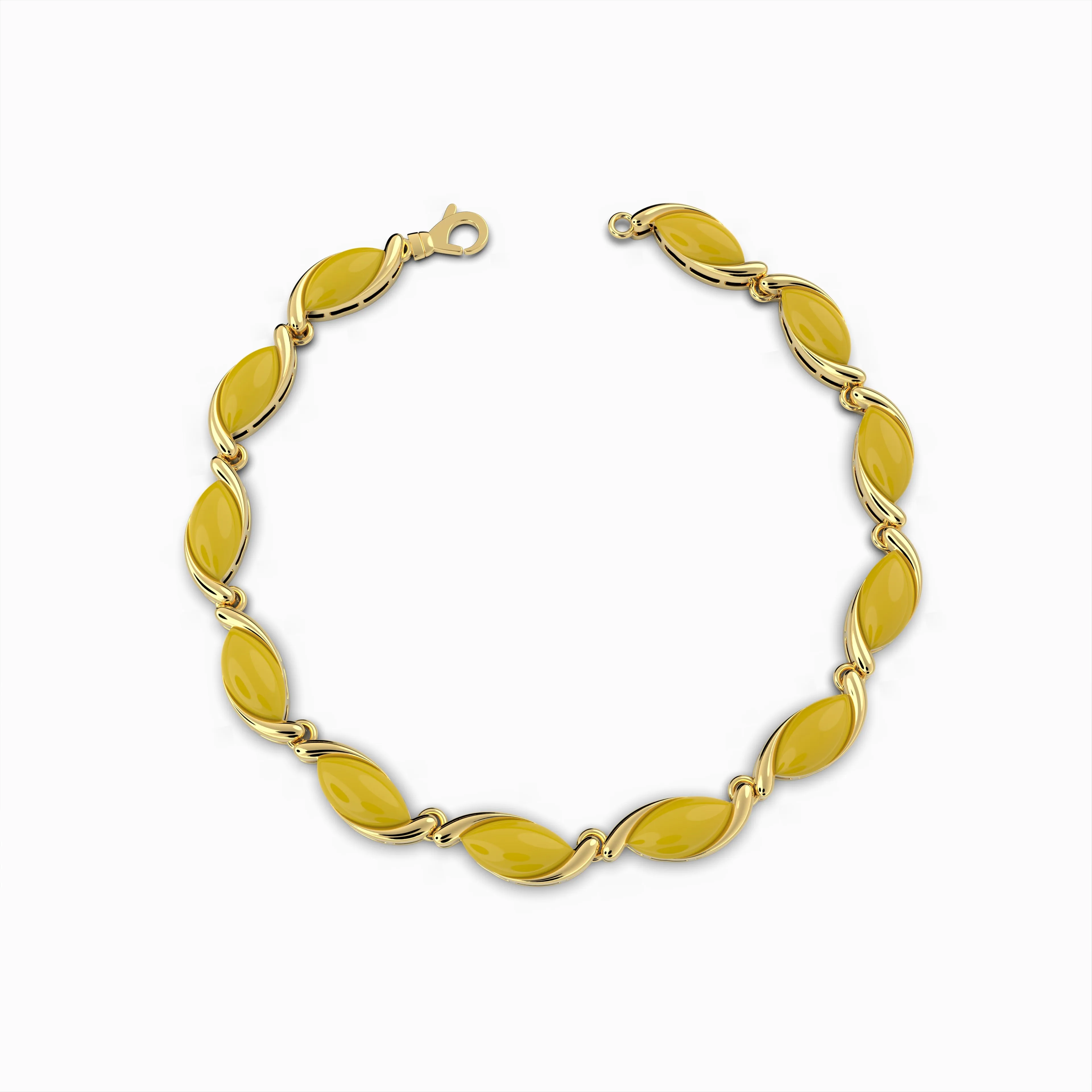 Natural Amber Bracelets - Leah