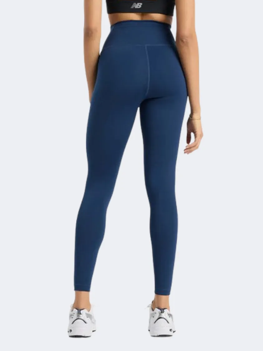 New Balance Sport High Rise 25 Inch Women Performance 7/8 Tight Navy