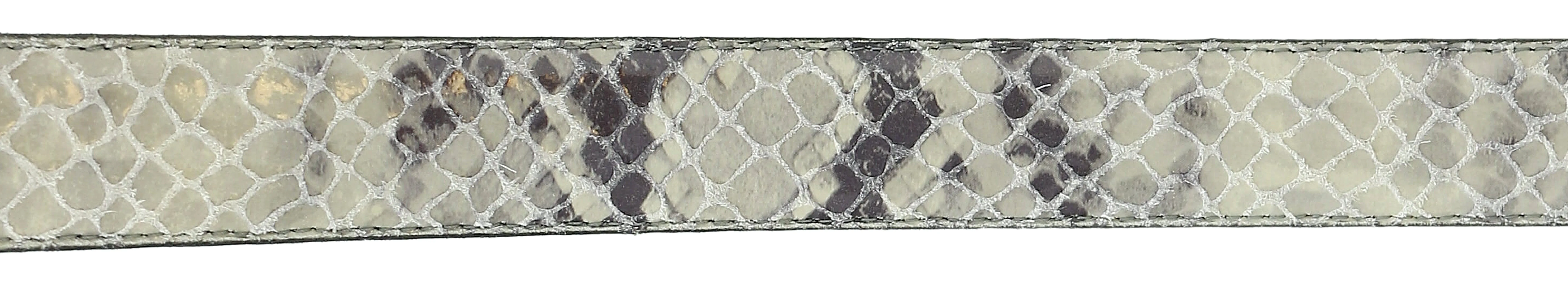 Pierre Cardin Grey Python Embossed Classic D-Ring Adjustable Belt Adjustable Mens Belt-