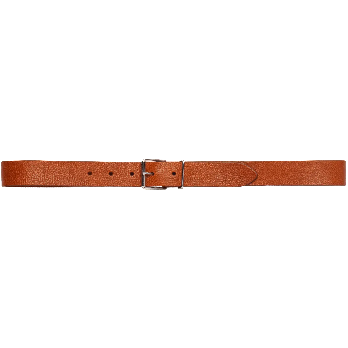 Slim Leather Belt - Light Brown
