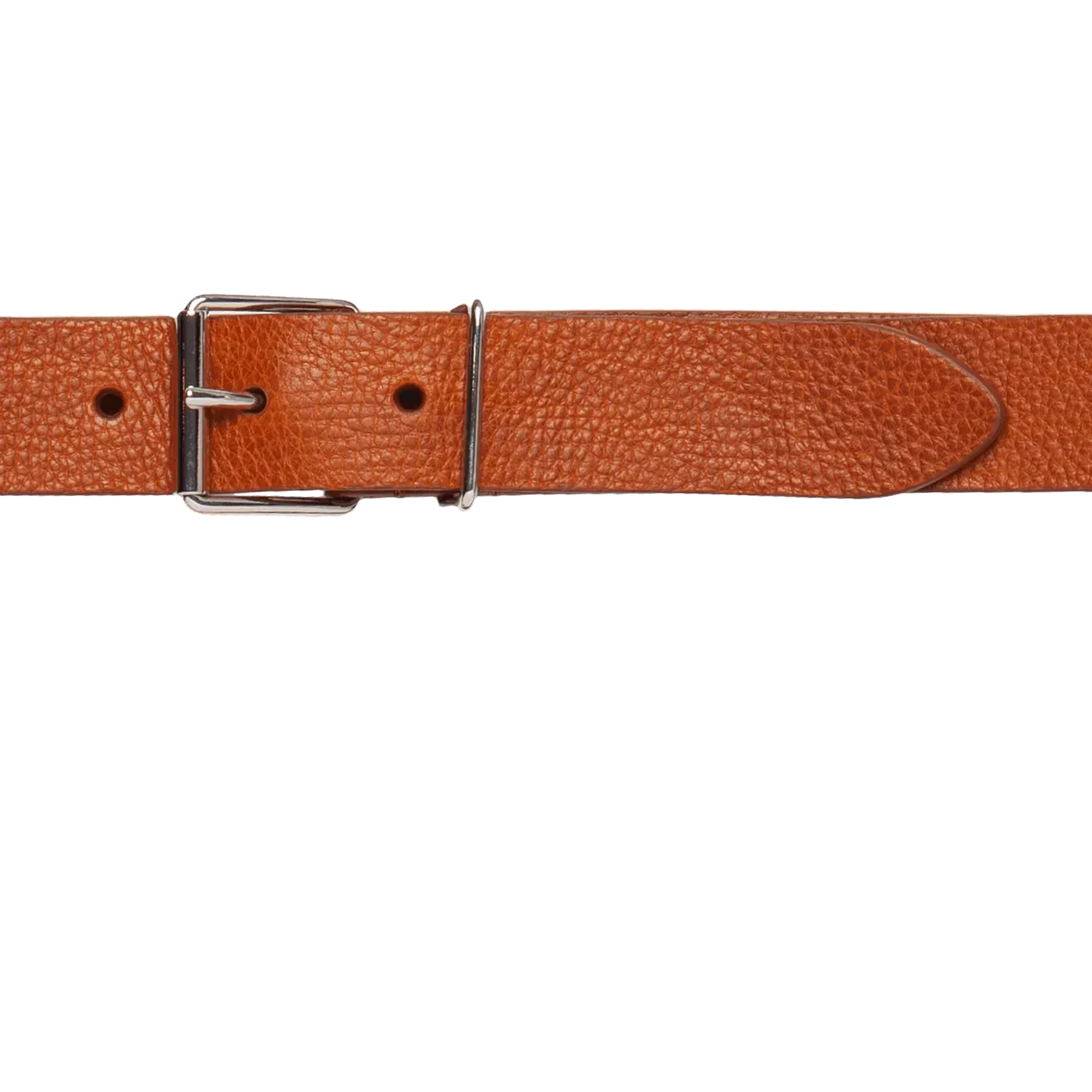 Slim Leather Belt - Light Brown