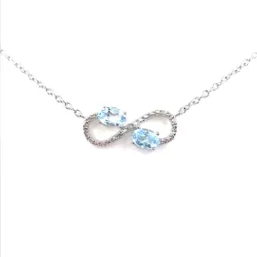 Sterling Silver Infinity Necklace