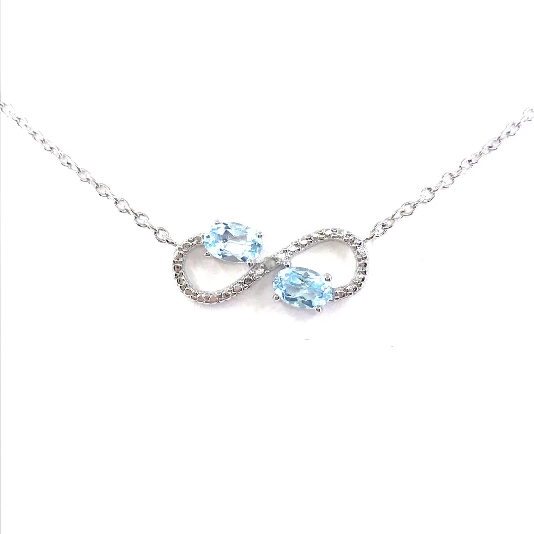 Sterling Silver Infinity Necklace