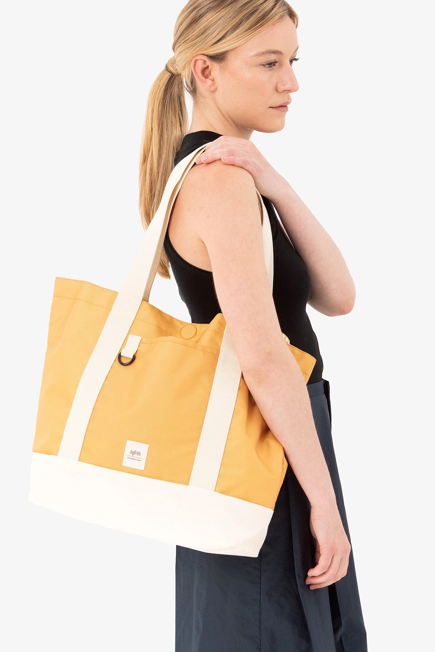 Strata Reversible Bag Vichy Mustard