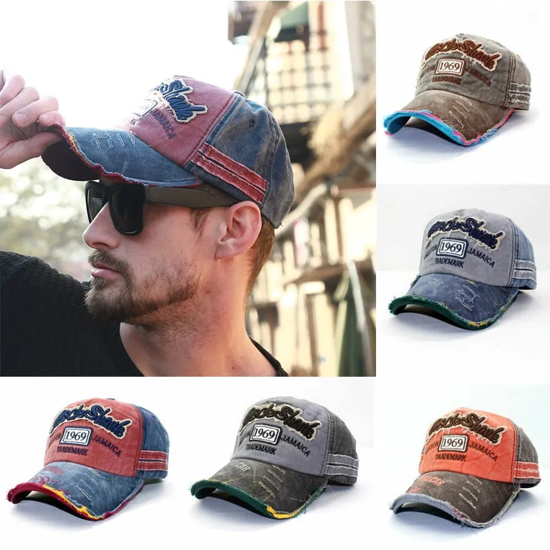 Unisex Vintage Old Shabby 1969 Baseball Cap